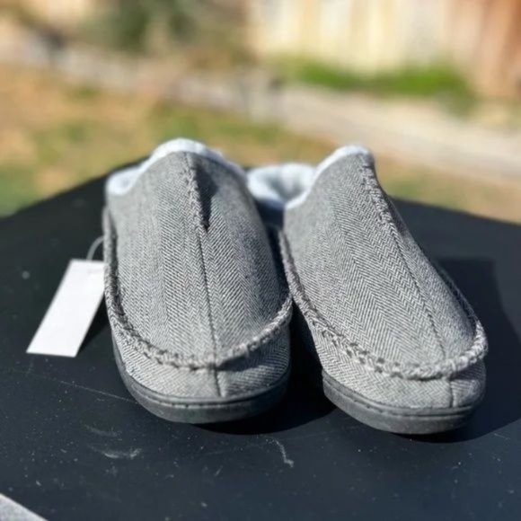 Zuffymanza Mens Cozy Slippers in Grey - Picture 6 of 10